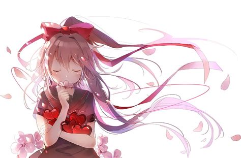 3840x2160px, 4K free download | Anime girl, loli, closed eyes, wind ...