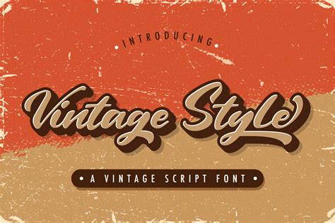 Vintage Style Font by StringLabs · Creative Fabrica