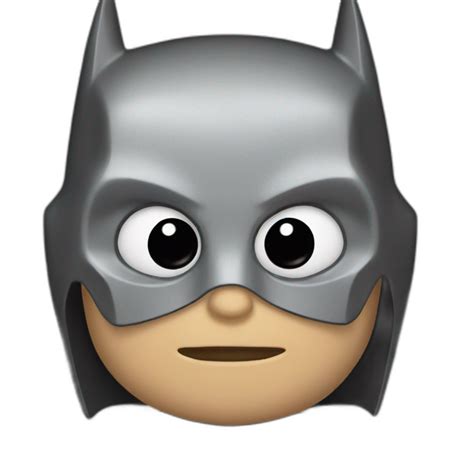 Batman playing with puggle | AI Emoji Generator