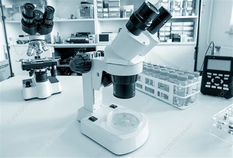 Laboratory microscope - Stock Image - F017/3204 - Science Photo Library