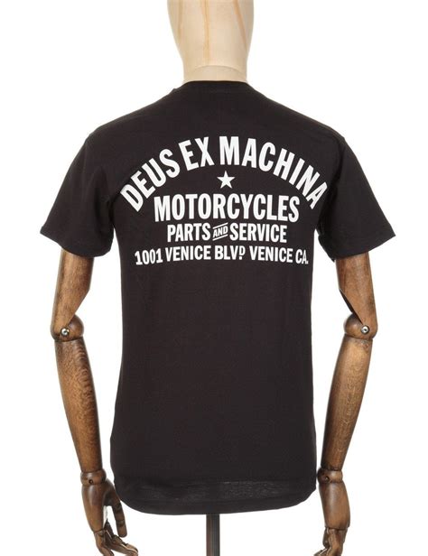 Deus Ex Machina Venice Address T-Shirt - Black | Fat Buddha Store