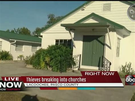 Burglars target small town churches