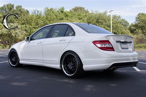 My Cordon SWAG: White Benz on Black Rims - Mercedes C300