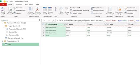 Combine data files with Power Query - Excel First