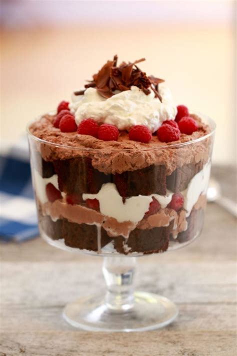 Chocolate Fudge Brownie & Raspberry Trifle - Gemma’s Bigger Bolder Baking