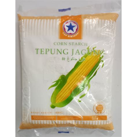 Tepung Jagung Cap Bintang / Tepung Jagung Cap Bintang 400g - Bintang tepung jagung (corn starch ...