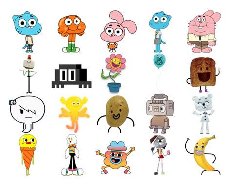 The Amazing World Of Gumball Characters Names