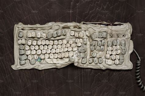 a broken computer keyboard | Technology Stock Photos ~ Creative Market