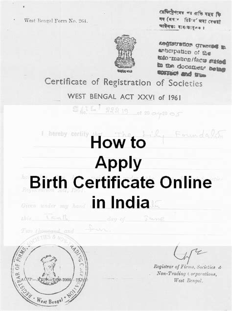 How to Apply for Birth Certificate Online/Offline in India