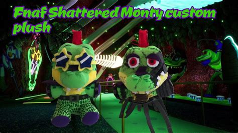 Fnaf Shattered Monty custom plush - YouTube