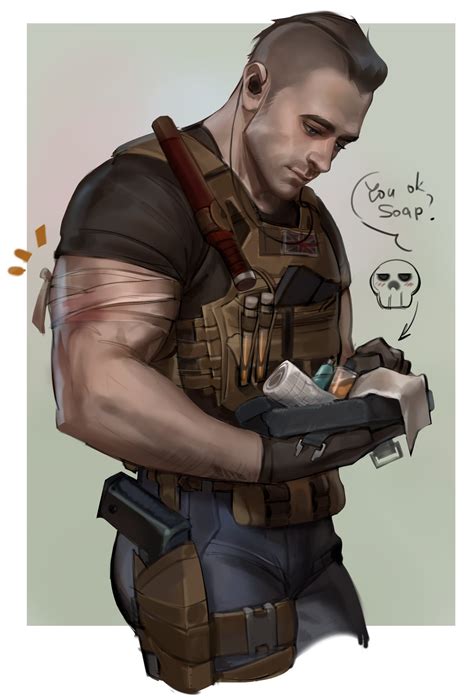 soap (call of duty and 1 more) drawn by sasha_shkret | Danbooru