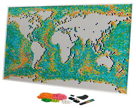 LEGO Set 31203-1 World Map (2021 LEGO Art) | Rebrickable - Build with LEGO