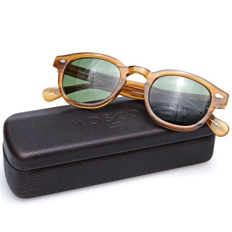 Moscot Lemtosh Sunglasses (Blonde & Green Lenses) | Glasses, Sunglasses, Mens glasses