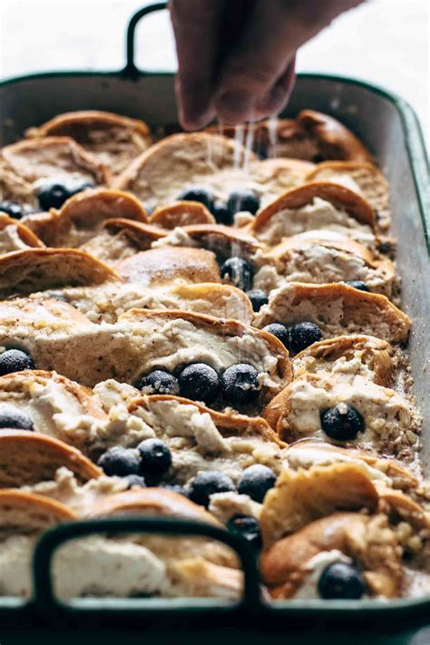 Blueberry Cream Cheese French Toast Bake | Stuffed french toast cream ...