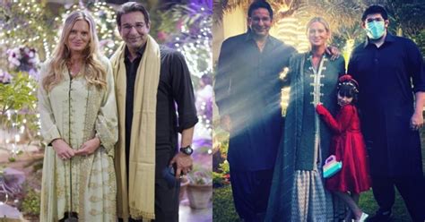 Wasim Akram & Shaniera Akram New Adorable Family Pictures | Reviewit.pk