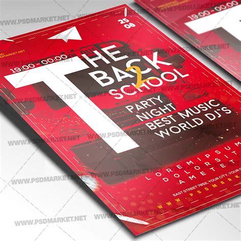 Download The Back To School Flyer - PSD Template | PSDmarket