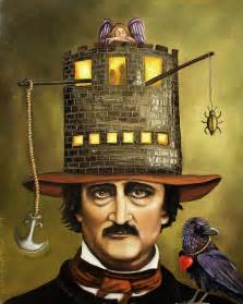 Edgar Allan Poe Painting by Leah Saulnier The Painting Maniac