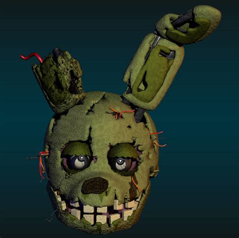 [BLENDER] Springtrap New Head by InfernoArtsBlender on DeviantArt