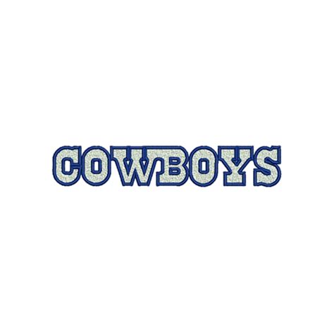 Dallas Cowboys transparent logo embroidery design – SVG Shop