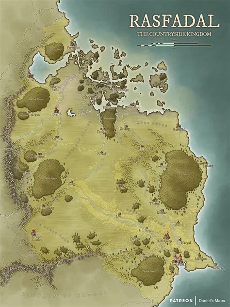 The Kingdom of Rasfadal [Region Map] : r/FantasyMaps