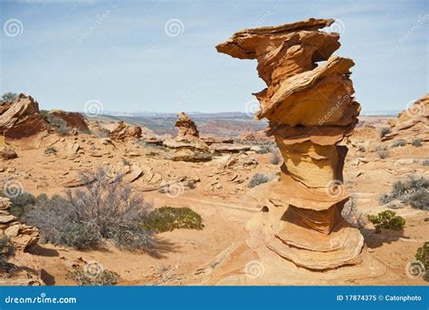 Coyote Buttes Rock Formation Stock Image - Image of outdoor, sandstone: 17874375