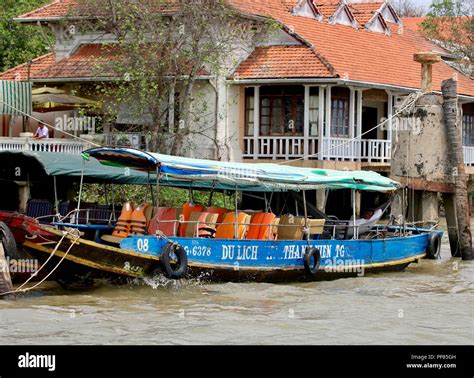 Mekong River Boat Stock Photo - Alamy