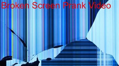 1-Hour Broken Screen Prank Video: Watch Friends Panic - Laugh Out Loud! Funny Cracked Screen ...