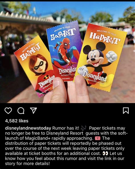 No more free paper tickets! : r/Disneyland