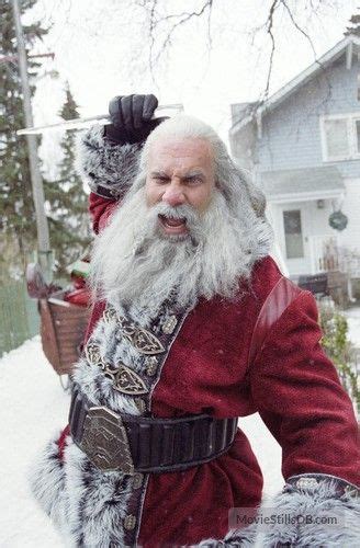 Santa's Slay promo shot of Bill Goldberg | Christmas horror movies ...