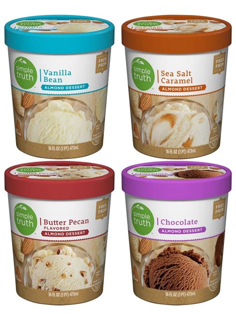 Simple Truth Almond Frozen Dessert Reviews & Info (Kroger Brand)