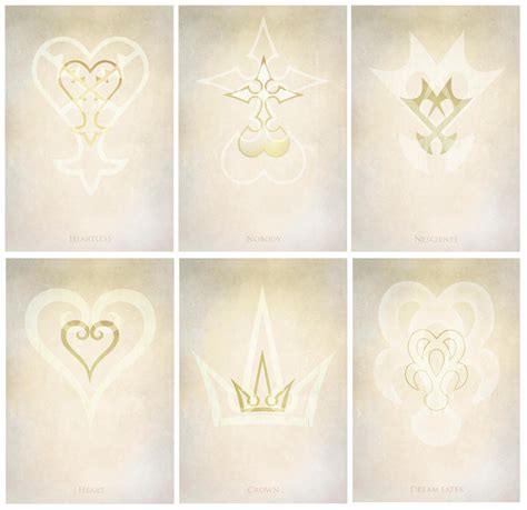 Kingdom hearts Symbols by MCAshe on DeviantArt