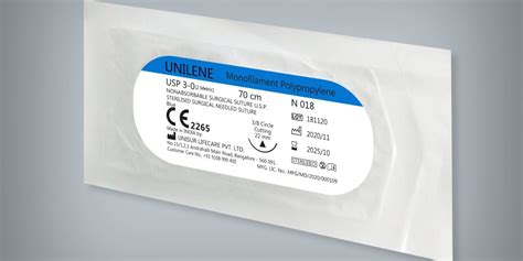 Polypropylene Suture Blue | Monofilament | UNILENE