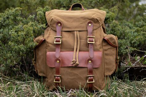 Old School Backpack | Vintage Canvas Rucksack | CHAMONIX | EIKEN