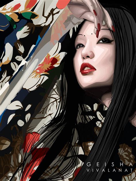 Geisha by vivalanat on DeviantArt