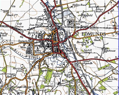 St Edmundsbury Local History - Local Maps Home Page