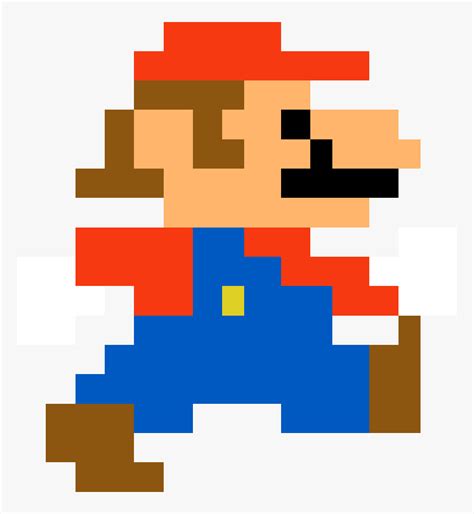 Mario Walking Pixel Art, HD Png Download - kindpng