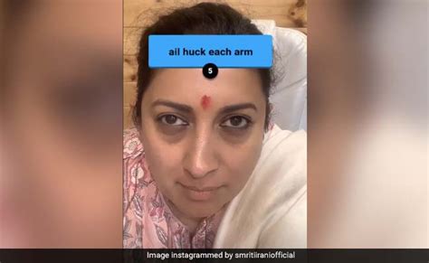 Smriti Irani Takes Instagram's Viral "Guess The Gibberish" Challenge