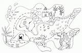 Pirate Treasure Map Coloring Pages Sketch Coloring Page sketch template