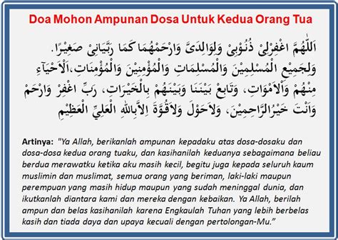 Doa Ibu Bapa Bahasa Melayu – Dakwah Islami