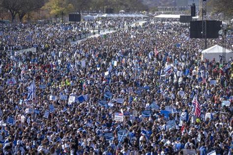 Largest Pro-Israel Rally in US History as 290,000 Take to National Mall to Condemn Antisemitism ...