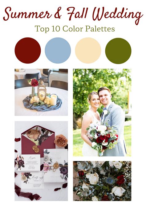 10 Perfect Color Palettes for Your September Wedding - Elegantweddinginvites.com Blog