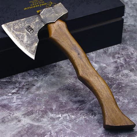 Scandinavian-camping-adventure-axe-chopping-wood-artifact-household ...