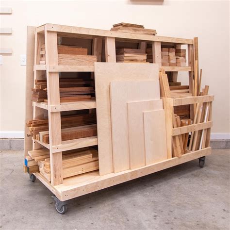 Mobile Wood Storage Cart Plans