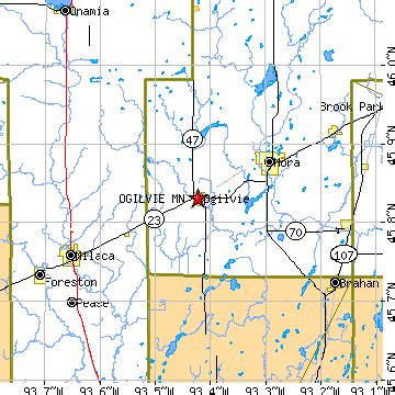 Ogilvie, Minnesota (MN) ~ population data, races, housing & economy