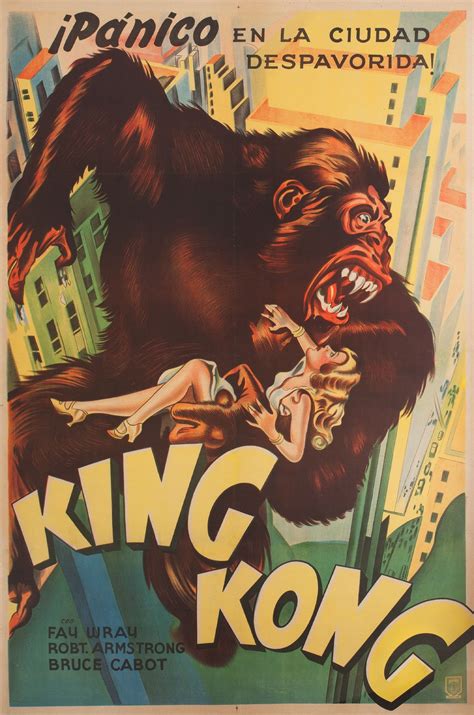 King Kong Original 1933 Argentine Movie Poster - Posteritati Movie Poster Gallery