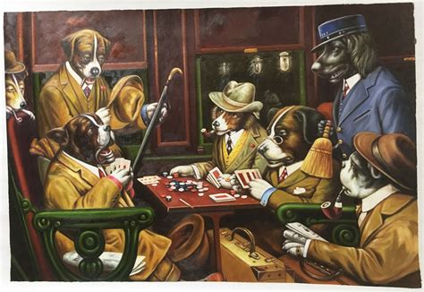 Lovely Dogs Playing Cards | Покер, Собаки, Художники