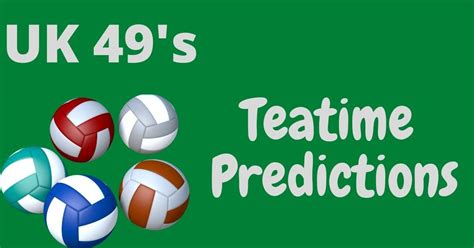 UK49s Teatime Predictions 06 March 2024