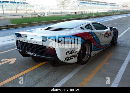 Jaguar XJ220 Racing Car of Don Law, in the international paddock at ...