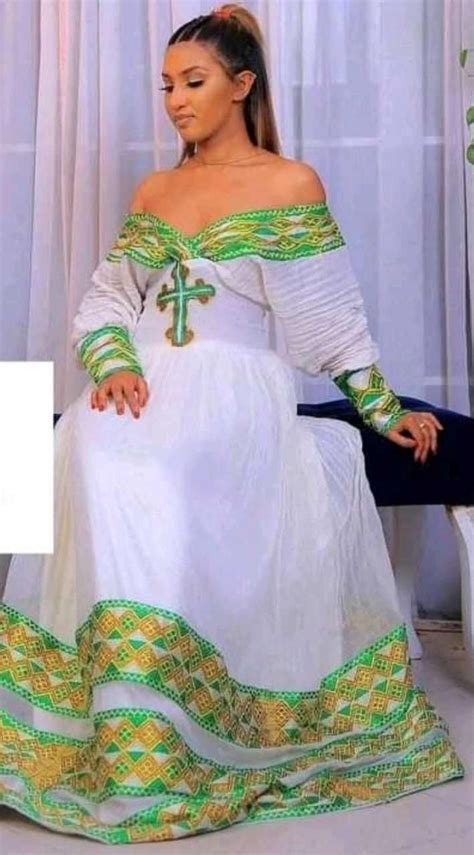 Eritrean And Ethiopian Habesha Traditional Dress