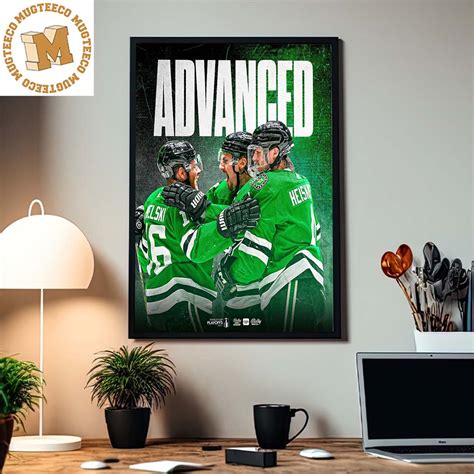 Congrats Dallas Stars Advanced To The Western Conference Final Stanley Cup Decor Poster Canvas ...